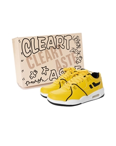 Высокие износостойкие легкие низкие кеды унисекс желтые, цвет Yellow Cleartaste