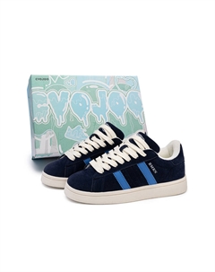 Скользоустойчивые унисекс скейтерские кроссовки низкие аква-голубые коричневые, цвет Aqua Blue Brown Cvojoo