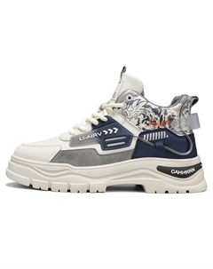 Мужские рабочие ботинки мид-топ бежево-серые с флисовой подкладкой, цвет Beige Gray[Fleece-Lined] Cahhrrn