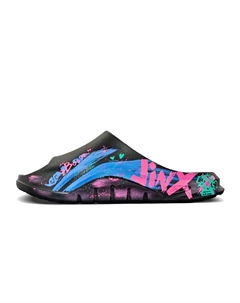 Мягкие шлепанцы-сабо унисекс черные синие розовые, цвет Black Blue Pink Li-ning