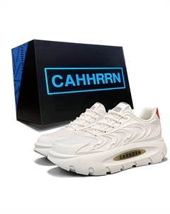 Дышащие низкие повседневные туфли для увеличения роста мужские бежевые, цвет Beige Cahhrrn