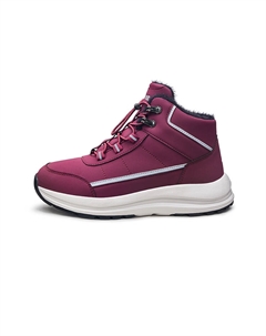 Универсальные короткие противоскользящие устойчивые к истиранию зимние ботинки бордового цвета, цвет Burgundy Zuliz