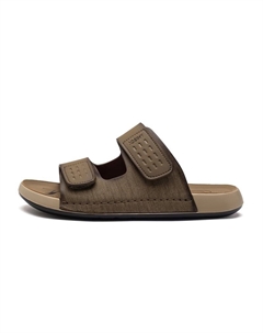 Мужские противоскользящие шлепанцы устойчивые к истиранию хаки, цвет Khaki Josiny