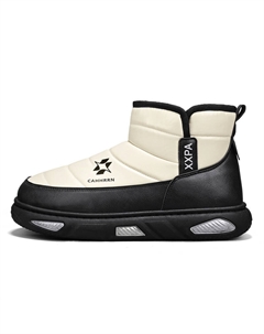 Тёплые короткие зимние сапоги унисекс бежевые, цвет Beige Cahhrrn