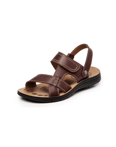 Пляжные сандалии мужские каштановые, цвет Chestnut Aokang