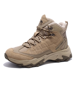 Скользоустойчивые, износостойкие, термостойкие высокие уличные ботинки мужские черно-серые хаки, цвет Khaki Camel