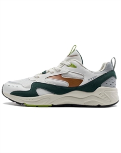 Кроссовки мужские повседневные противоскользящие низкие из коллекции для новорожденных бело-зелено-коричневые, цвет White Green Brown Xtep