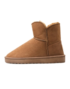 Износостойкие противоскользящие короткие унты унисекс бежевые, цвет Beige Shiozawa