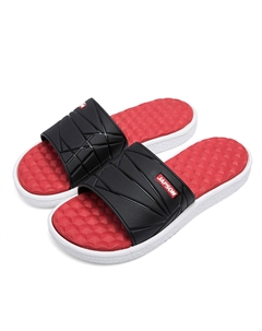 Мужские массажные тапочки-шлепанцы с устойчивостью к истиранию красные, цвет Red Tafn