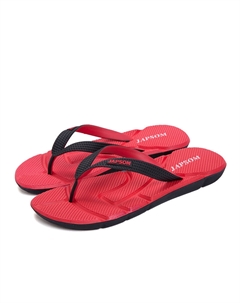 Мужские массажные антибактериальные шлепанцы красные, цвет Red Tafn