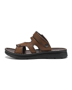 Пляжные сандалии мужские черно-коричневые, цвет Brown Hla