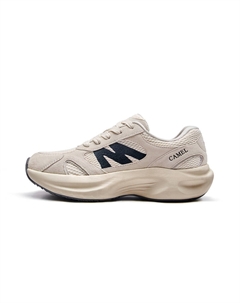 Дышащие низкие повседневные беговые кроссовки для увеличения роста мужские бежевые, цвет Beige Camel