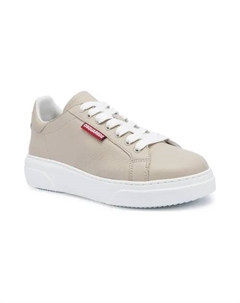 Кожаные кроссовки, бежевый Dsquared2