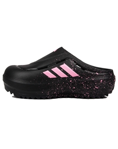 OZWAVE CLOG устойчивые к истиранию закрытые тапочки унисекс черно-розовые, цвет Black Pink Adidas