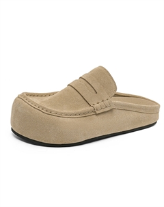 Мужские закрытые тапочки желтые, цвет Yellow Weishibangwei