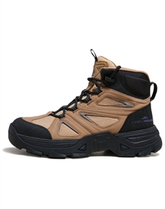 Износостойкие противоскользящие короткие уличные ботинки мужские светло-серые/черные, цвет Light Gray/Black Camel