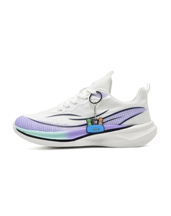 Дышащие и легкие низкие кроссовки для бега унисекс бело-фиолетовые (канцелярское очарование), цвет White Purple (Stationery Charm) 7 sevfun