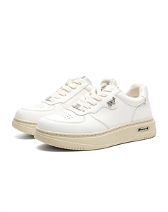 Белые унисекс скейтерские кеды на платформе для увеличения роста, цвет White Weishibangwei