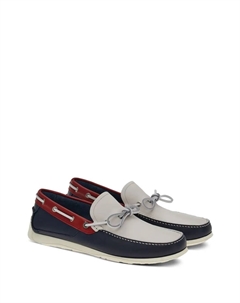 Топсайдеры в стиле колор-блок, синий Ferragamo