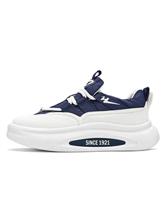 Амортизирующие противоскользящие повседневные кроссовки мужские Blue White, White Blue Binary