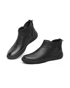 Черные мужские полусапоги Volo