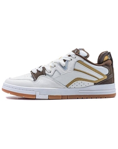 Wei Wu PRO PRO Износостойкие противоскользящие легкие низкие кроссовки для скейтбординга мужские белый умбра, туманно-белый/глиняно-коричневый Li-ning