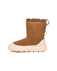 Мужские сапоги короткие гибридные с резиновой подошвой, коричнево-бежевый Ugg