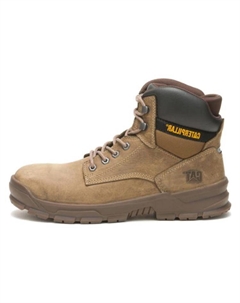 Износостойкие амортизирующие противоскользящие походные ботинки мужские умбра Cat