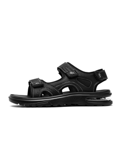 Пляжные сандалии мужские черно-серые Hla