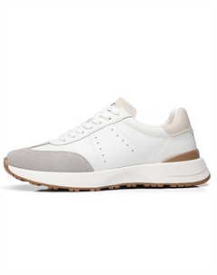 Повседневные мужские кроссовки низкие белые 15 mins