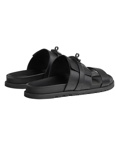 Быстросохнущие шлепанцы мужские черные HERMES Hermès