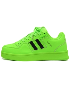 Износостойкие низкие скейтерские кроссовки унисекс неоново-зеленые, цвет Neon Green 7 sevfun