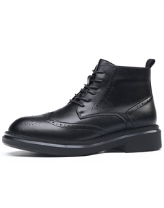 Мужские черно-коричневые ботинки на щиколотку с черной флисовой подкладкой, цвет Black Fleece-Lined Kachilang