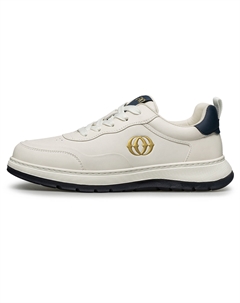 Износостойкие и легкие мужские низкие кеды белые, цвет White Zro