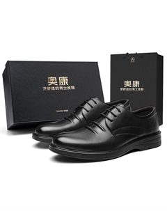 Мужские повседневные туфли черные в коробке, цвет Black[Box Included] Aokang