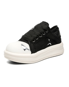 Мужские лоу-топ скейтборд кроссовки черные, цвет Black Weishibangwei