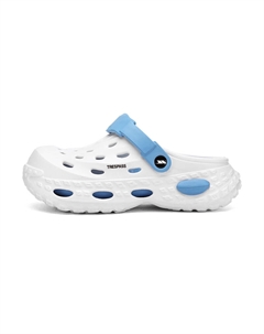 Клоги унисекс бело-голубые, цвет White Blue Trespass