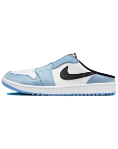 Мюли Golf University Blue — синие белые черные, цвет Blue White Black Jordan