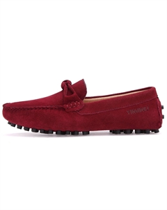 Мокасины мужские черно-бордовые, цвет Burgundy Eminu