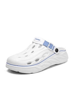 Клоги мужские белые, цвет White Kupe