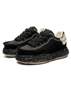 Низкие скейтерские кроссовки унисекс черные, цвет Black Weishibangwei