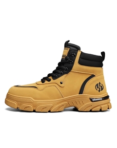 Высокие ботинки Martin мужские желтые с флисовой подкладкой, цвет Yellow[Fleece-Lined] Huanai