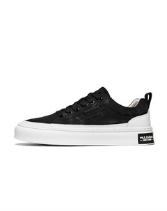 Легкие и дышащие мужские скейтерские кеды лоу-топ черные, цвет Black Mulinsen