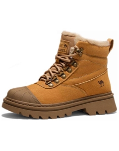 Износостойкие противоскользящие короткие уличные ботинки мужские, цвет Camel