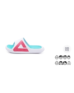 Тайцзи 1.0 противоскользящие износостойкие амортизирующие шлепанцы мужские черно-белые - белый розовый красный, цвет White Rose Red Peak