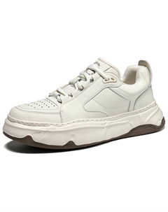 Износостойкие дышащие низкие скейтерские кроссовки для мужчин с эффектом увеличения роста - бежевые, цвет Beige Hla