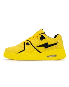 Средние скейтерские кроссовки Unisex Electric Glow Yellow нескользящие устойчивые к истиранию, цвет Electric Glow Yellow 15 mins