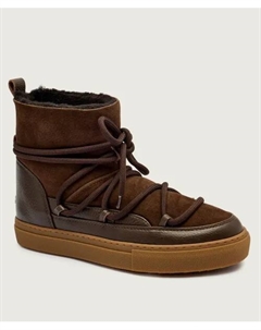 Классические кожаные зимние ботинки, коричневый Inuikii