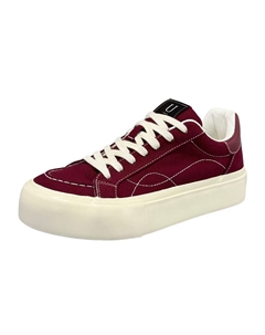 Абразивостойкие легкие дышащие низкие скейтбордские кроссовки для мужчин с эффектом увеличения роста красные, цвет Red Urban authentic