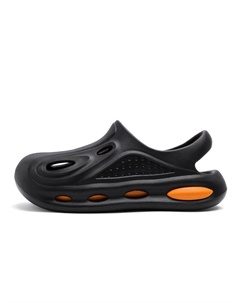 Клоги унисекс черно-оранжевые, цвет Black Orange Fcmm
